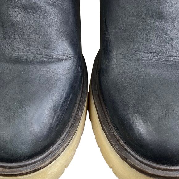 Free People Women's James Black Leather Chelsea Boots Size 39 US 9 - Picture 8 of 15